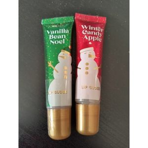 2pk Bath & Body Works CHRISTMAS DUO lip gloss